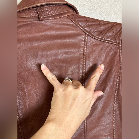 SOLD - Revolve Sanctuary genuine leather moto jacket Size Sm - Picture 11 of 13